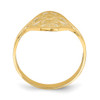 14k Diamond-cut Filigree Ring