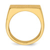 14k 11.0x18.0mm Open Back Men's Signet Ring