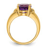 14k 11x9mm Oval Amethyst ring