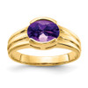 14k 8x6mm Oval Amethyst ring