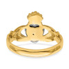 14k TT Yellow & White Gold Baby Claddagh Ring (Development)