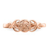 14k Rose Gold Polished Flower Ring