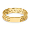 14k Leaf Engraved Thumb Ring