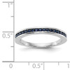 14k White Gold Sapphire Band