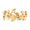 14K Polished Leaf Ring