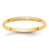 14KY 2mm LTW Half Round Band
