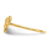 14k Polished Shell & Starfish Ring