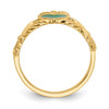 14k Enamel Claddagh Ring