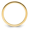 14K Gold 1.2mm Half Round Stackable Band
