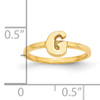 14K Initial Script or Block Font Ring 14K Initial Script or Block Font Ring