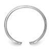 14KW Polished Cigar Style Monogram Ring