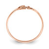 14K Rose Polished Anchor Ring