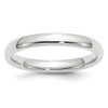 Platinum 3mm Comfort-Fit Wedding Band