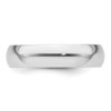 Platinum 5mm Half-Round Featherweight Band
