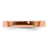 14k Rose Gold 3mm LTW Flat Band