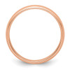 14k Rose Gold 4mm Half Round Band