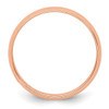 14k Rose Gold 4mm LTW Half Round Band