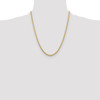 10k 3.25mm Diamond-cut Rope Chain