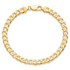 10k 5.8mm Hand-polished Fancy Link Bracelet