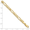 10k 5.25mm Fancy Polished Link Bracelet
