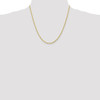10k 2mm Diamond-cut Rope Chain
