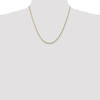 10k 1.8mm Extra-Light Diamond Cut Rope Chain