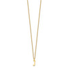 10KY Cutout Letter J Initial Necklace