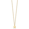 10KY Cutout Letter M Initial Necklace
