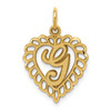 10k Initial G Charm
