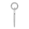 10K White Gold SWEET 16 In Heart Charm
