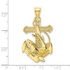 10K 2-D Anchor with Shark Charm