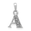 10KW Diamond Initial A Pendant