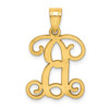 10KY Initial Letter B Pendant