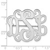 14KW Monogram Pin