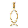 10k Ichthus Fish Charm