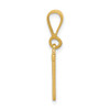10KY Initial N Pendant