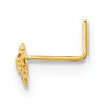 14K 22 Gauge Dolphin Nose Ring Body Jewelry