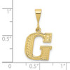 10KY Initial G Pendant