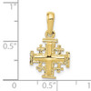 10k Jerusalem Cross Charm