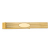 14k Men's Grooved EngravableTie Bar