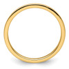 10K Gold 1.2mm Milgrain Stackable Band