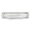 10KW 5mm Milgrain Half Round Band