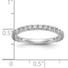 14k White Gold 3/4 carat Diamond Complete Wedding Band