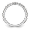 18K White Gold Diamond Wedding Band