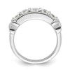 Sterling Silver Rhodium-plated Diamonore 5 Stone Ring Sterling Silver Rhodium-plated Diamonore 5 Stone Ring
