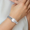 Ladies Champion Glamour Stainless Steel White Dial Watch