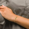 14k Marquise Emerald Bracelet