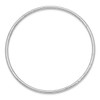 14k White Gold 2.5mm Grooved Slip-on Bangle