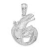 De-Ani Sterling Silver Polished Horse and Foal Pendant De-Ani Sterling Silver Polished Horse and Foal Pendant