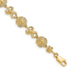 14K Starfish /Sand Dollar Bracelet